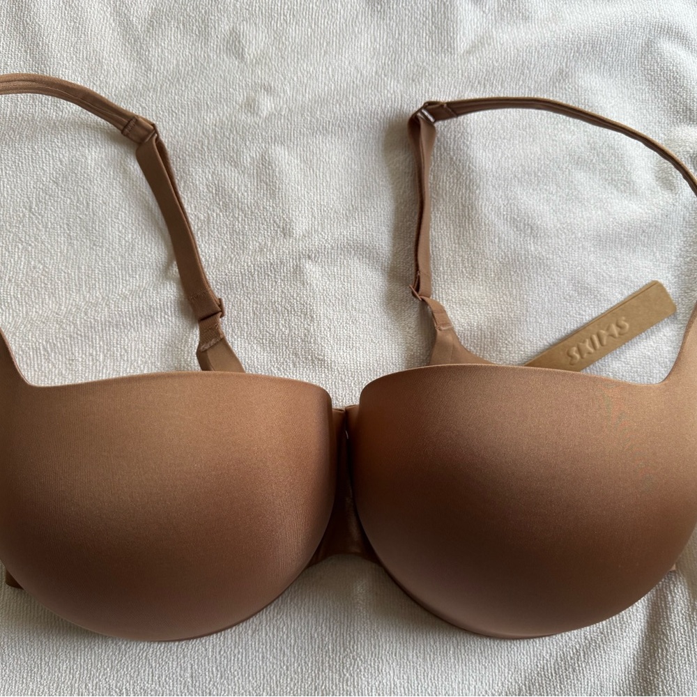 SKIMS ultimate push-up Balconette Bra, Sienna color, 36DDD.